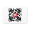 DGUS08 - QR Code Canvas Print — US Collection - Customisable Stretched Wall Art (1.5" Depth)