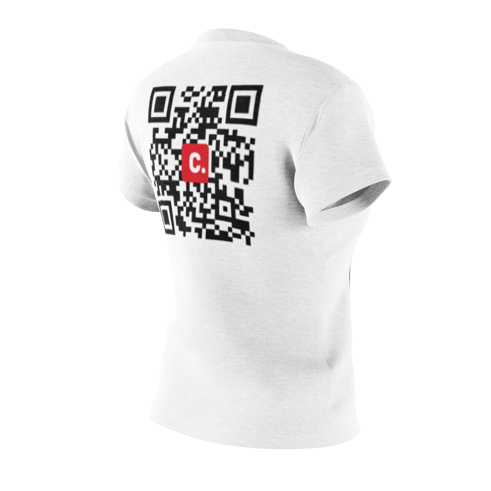 DGUS09 - QR Code Graphic Tee — US Collection - Scannable Design with Red Accent