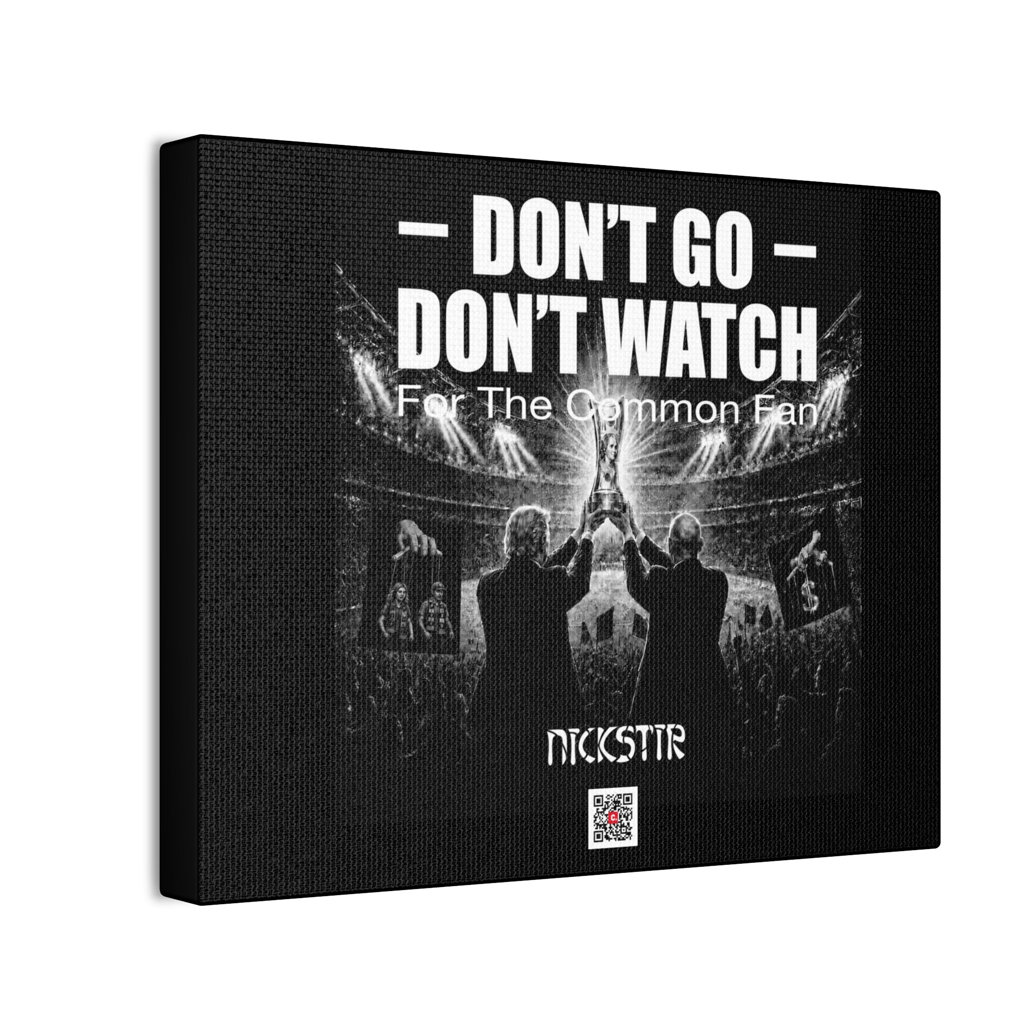 DGUS04 - Canvas Print — US Collection - "Don't Go Don't Watch" Concert Wall Art