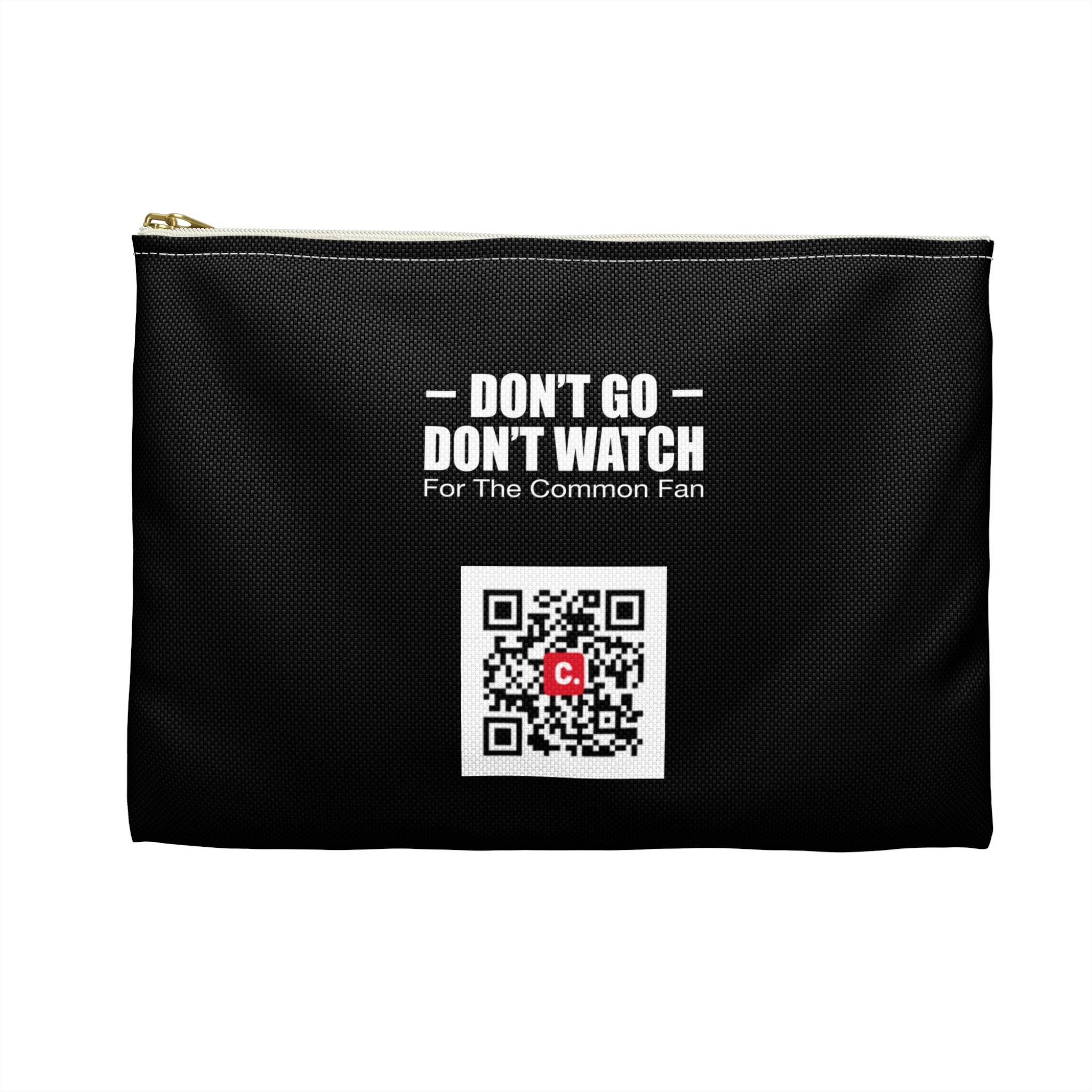 DGUS06 - Accessory Pouch — US Collection - "Don't Go Don't Watch" Concert Graphic Makeup & Gear Bag