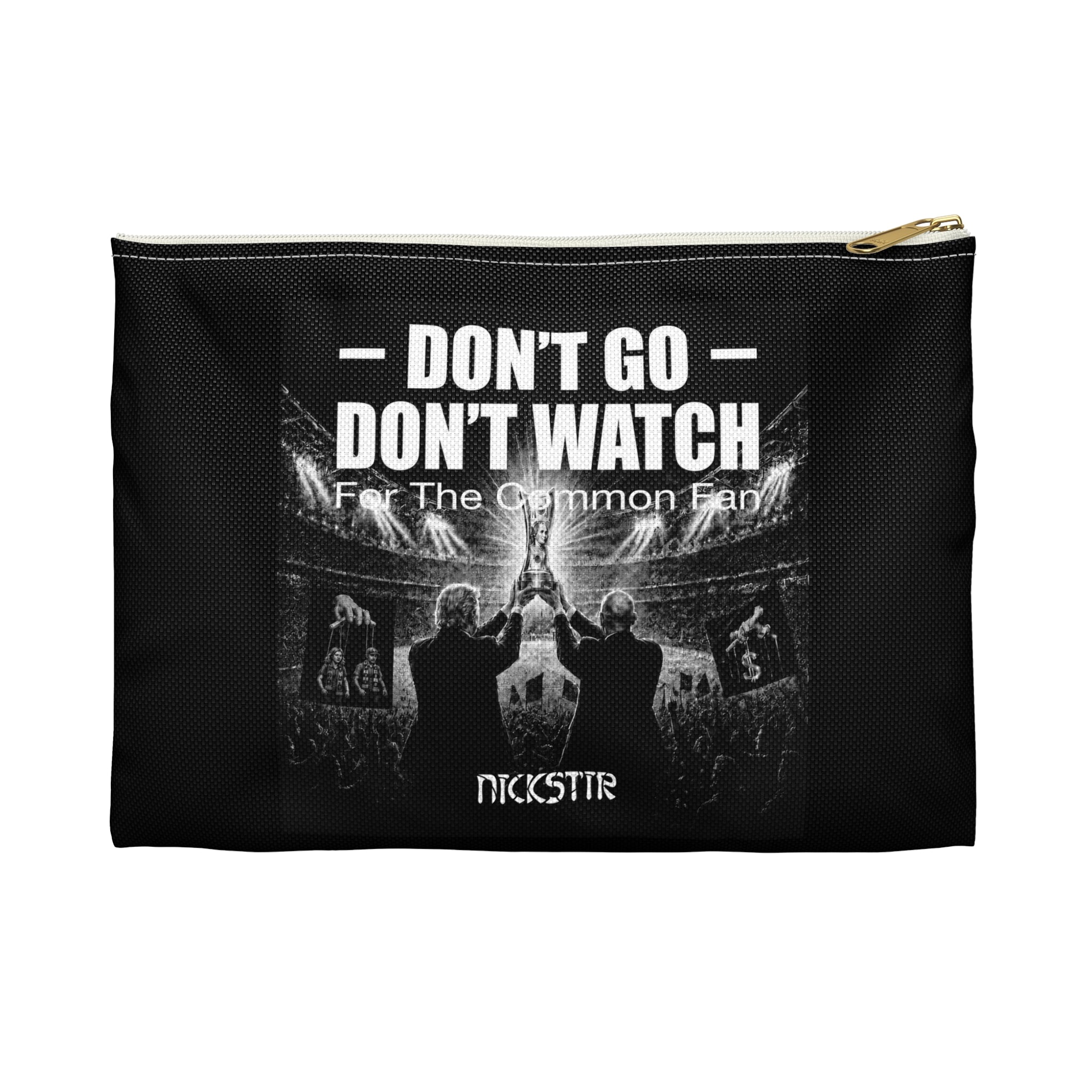DGUS06 - Accessory Pouch — US Collection - "Don't Go Don't Watch" Concert Graphic Makeup & Gear Bag