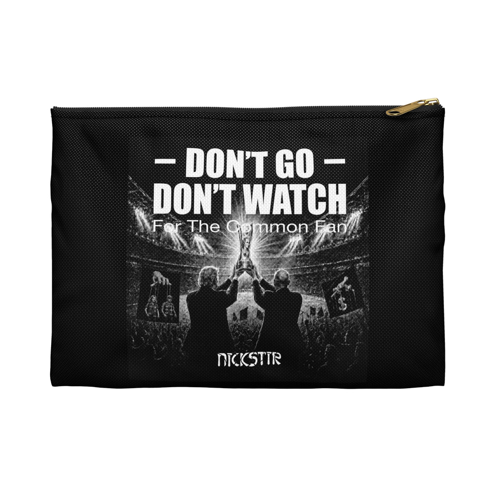DGUS06 - Accessory Pouch — US Collection - "Don't Go Don't Watch" Concert Graphic Makeup & Gear Bag