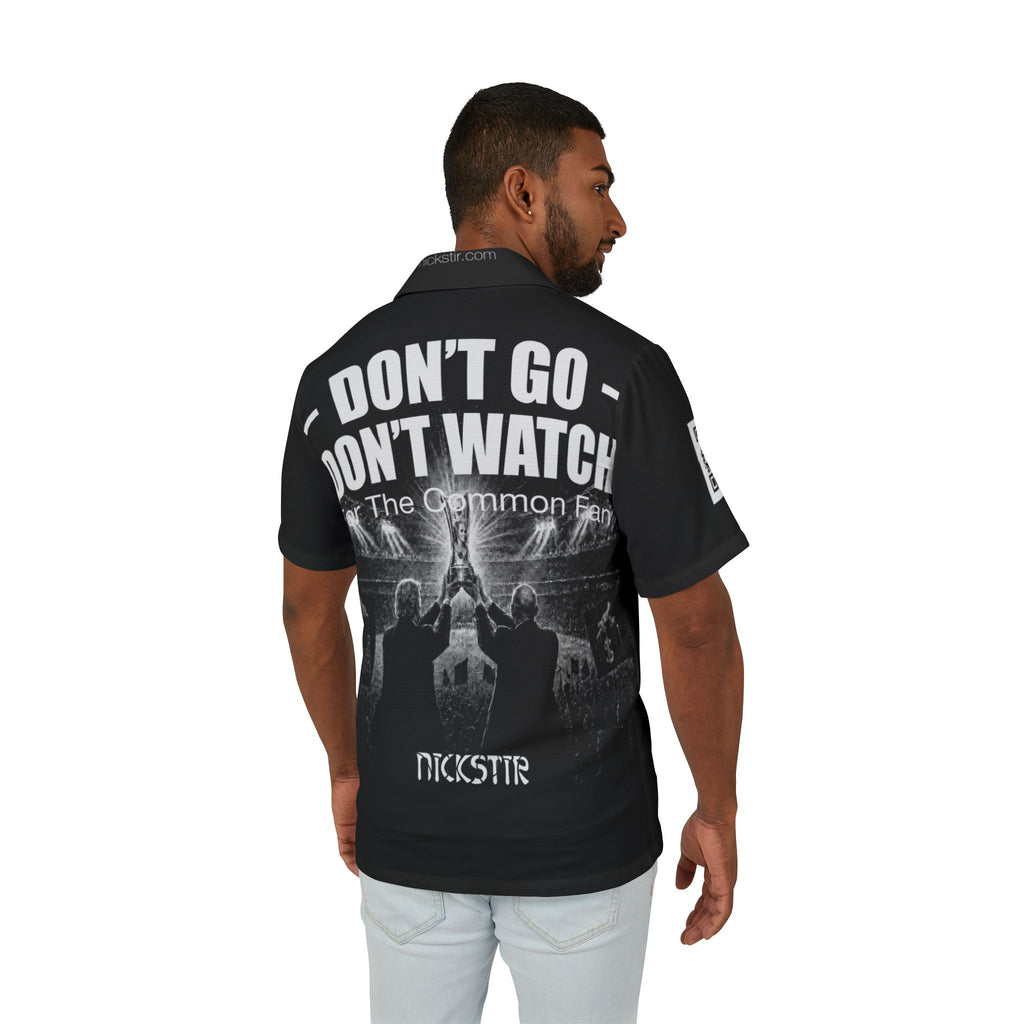 DGUS02 - Hawaiian Camp Shirt — US Collection - “Don’t Go Don’t Watch” Concert Back Graphic